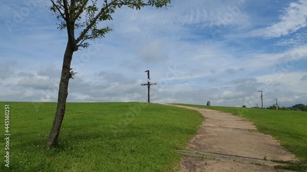 Obraz road in the field