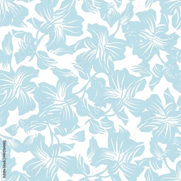 Obraz Pastel Floral Seamless Pattern Background