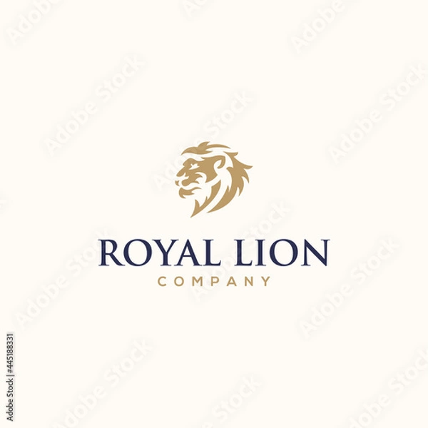 Fototapeta Lion logo vector