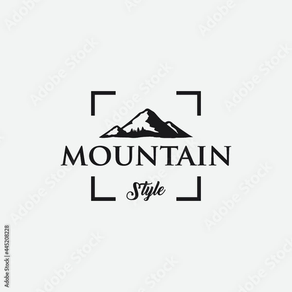 Fototapeta mountain logo