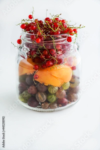 Obraz Snack in a glass for the fruitarian and vegetarian