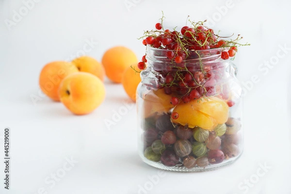 Obraz Snack in a glass for the fruitarian and vegetarian