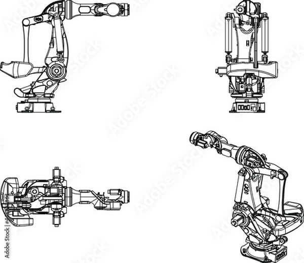 Obraz The most compact and fast robot ever
