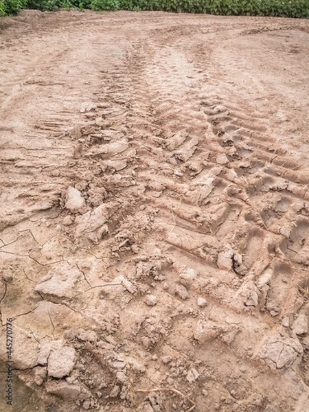 Obraz Agricultural soil..