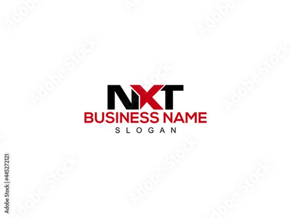 Fototapeta Letter NXT Logo Icon Vector Image Design For Company or Business