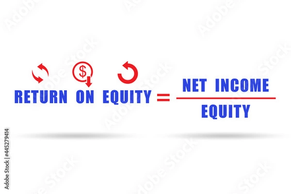Fototapeta Financial concept of return on equity