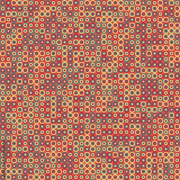 Fototapeta Abstract Geometric Pattern generative computational art illustration
