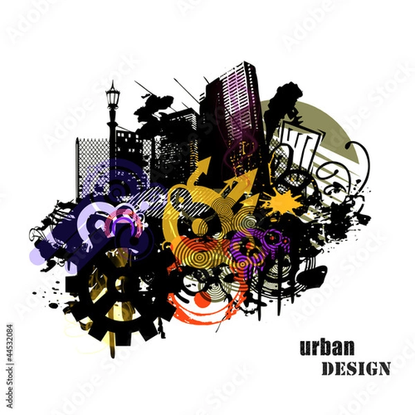 Obraz Urban design illustration