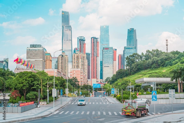 Obraz traffic in the city