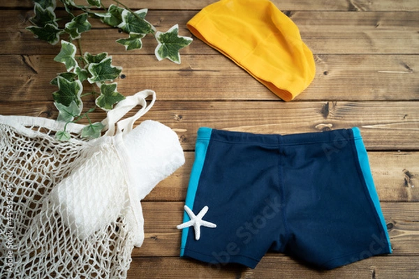 Fototapeta 男の子用のスクール水着