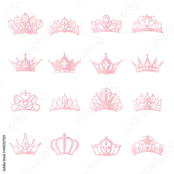 Obraz ティアラのイラスト素材セット