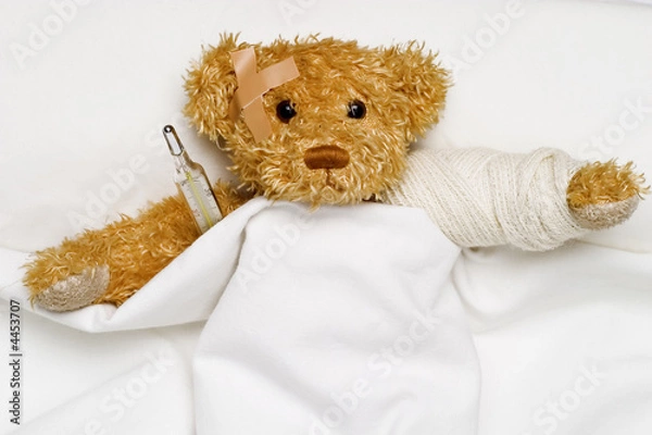 Obraz Teddy Bear as a patient