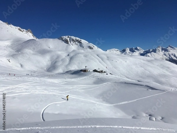 Obraz snow covered mountains