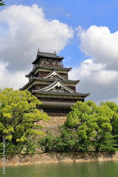 Fototapeta 広島城　広島　日本