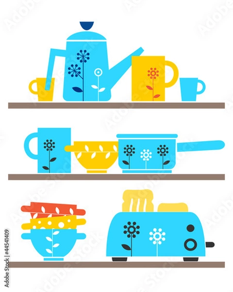 Obraz breakfast set 1