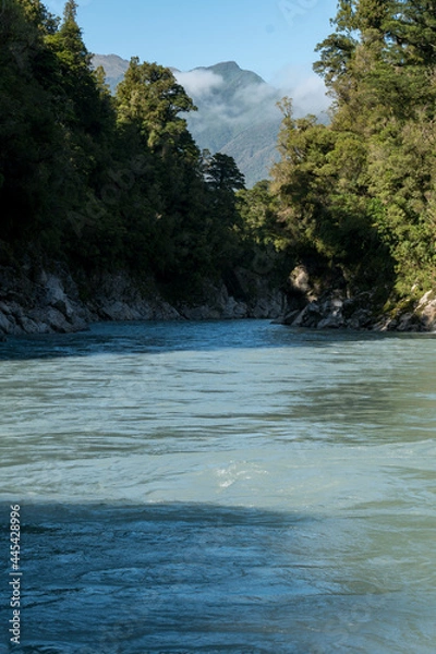 Fototapeta Breathtaking Hokitika Gorge Water Color