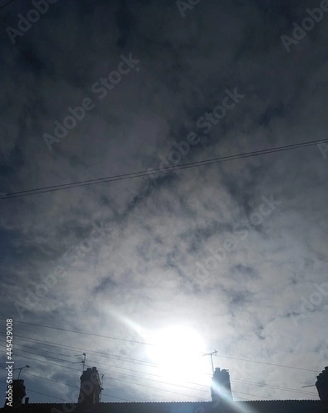 Obraz storm over the sea