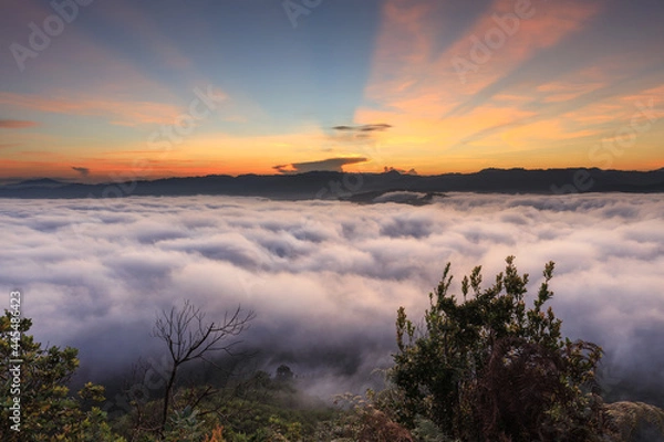 Obraz Sunrise over the mountain