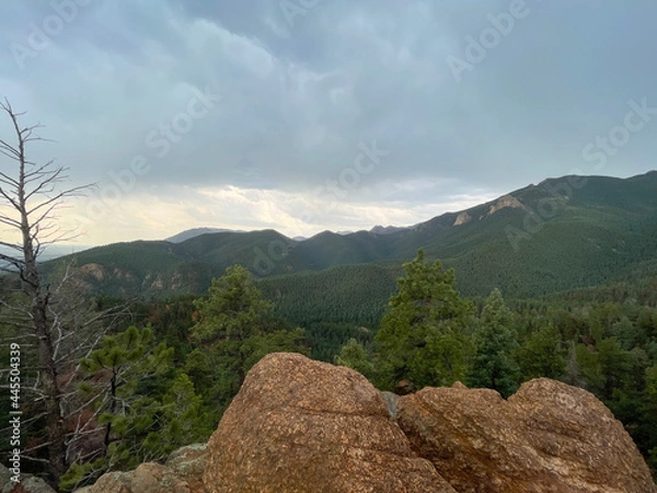 Obraz landscape with clouds
