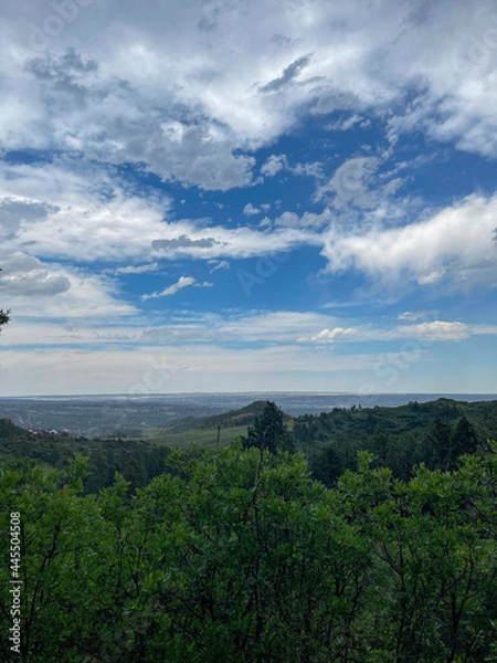 Obraz clouds over the mountains
