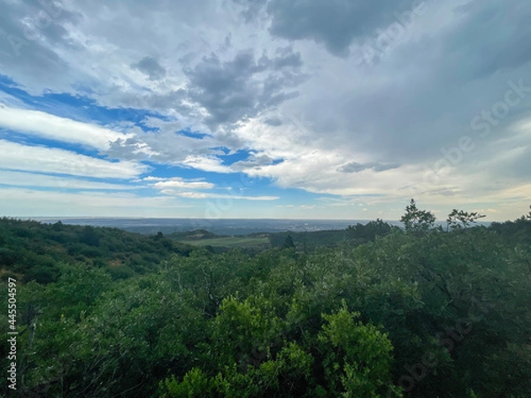 Obraz clouds over the mountains