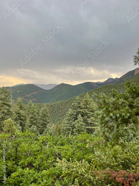 Obraz landscape with clouds