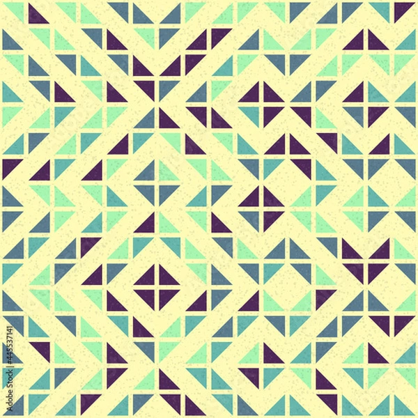 Fototapeta Abstract Geometric Pattern generative computational art illustration