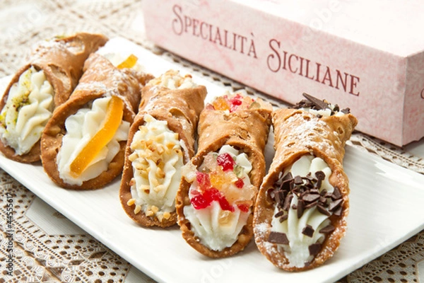 Obraz Sicilian cannoli