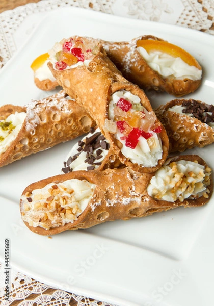 Obraz Sicilian cannoli