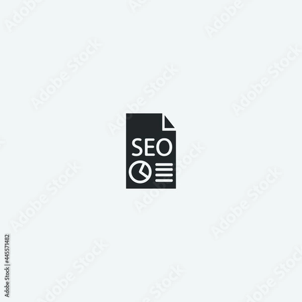 Obraz SEO and Marketing vector icon illustration sign