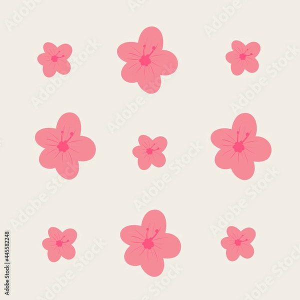 Obraz pink flower background