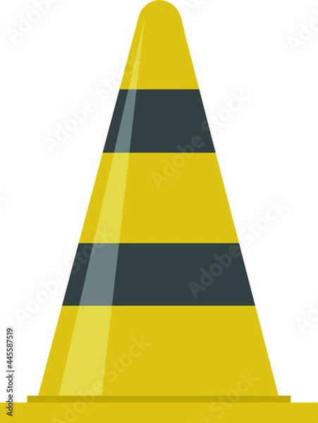 Obraz Traffic cone vector illustration. Traffic cone vector sign.