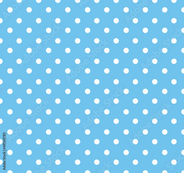 Obraz Blue Polka Dots