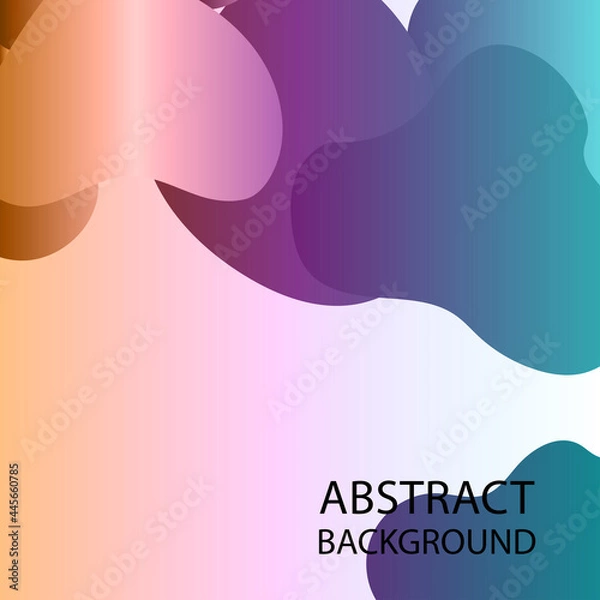 Fototapeta Dynamic texture background with fluid shapes modern concept - Vector