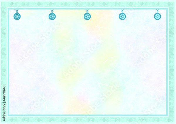 Obraz 한지 배경의 동양적인 벡터 이미지