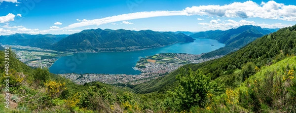 Obraz Aussicht locarno ascona