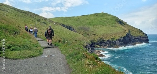 Obraz Southwest Coastal Path - The Hikers