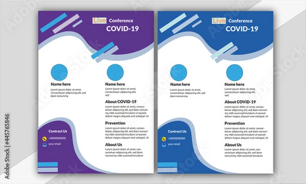 Obraz Virtual Conference Flyer