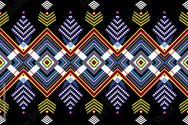 Obraz abstract background  geometric pattern ethnic  illustration