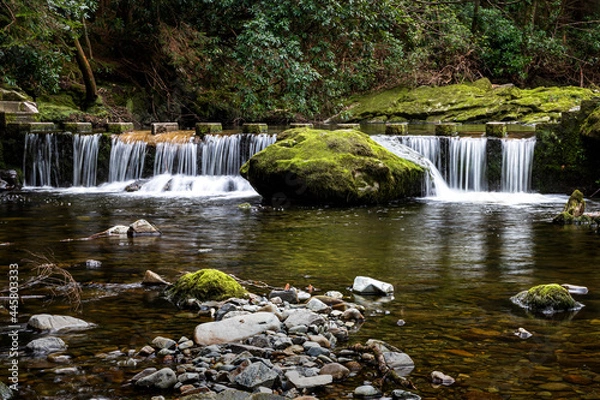 Fototapeta stepping stones flow
