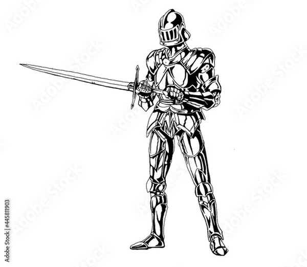 Fototapeta 兵士の塗り絵