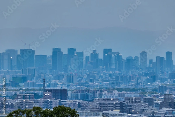 Obraz 展望台からの街の風景