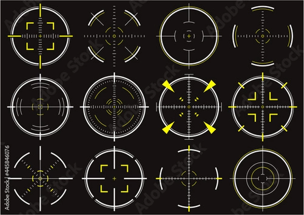 Fototapeta ターゲットスコープのイラスト素材
