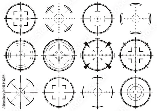 Fototapeta ターゲットスコープのイラスト素材