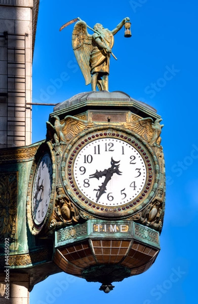Fototapeta Father Time Clock, Chicago