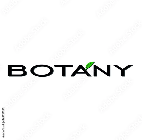 Obraz logo for botany business