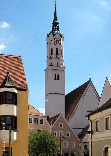Obraz Stadtpfarrkirche St. Jakob in Schrobenhausen
