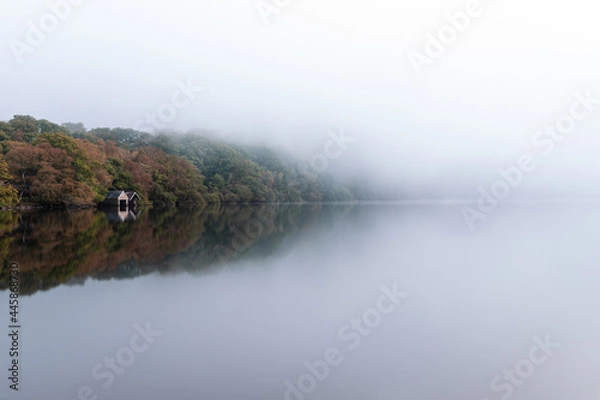 Obraz Misty Llyn Dinas