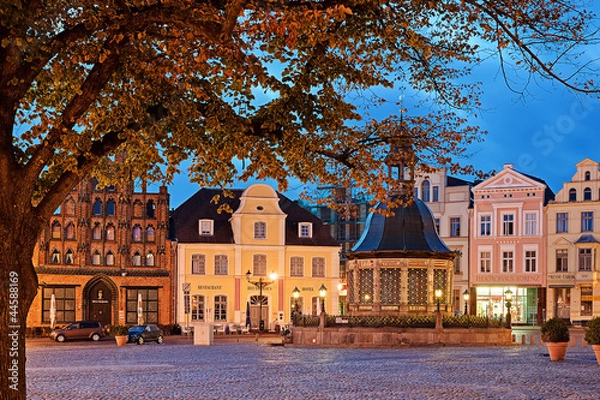 Obraz Markplatz in Wismar