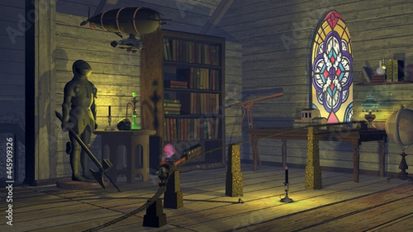 Obraz technomage laboratory